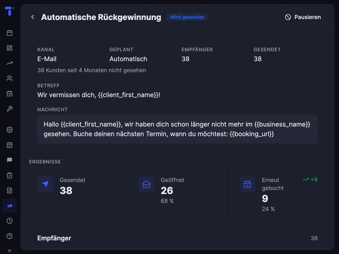 Hol zurück, wer lange nicht da war