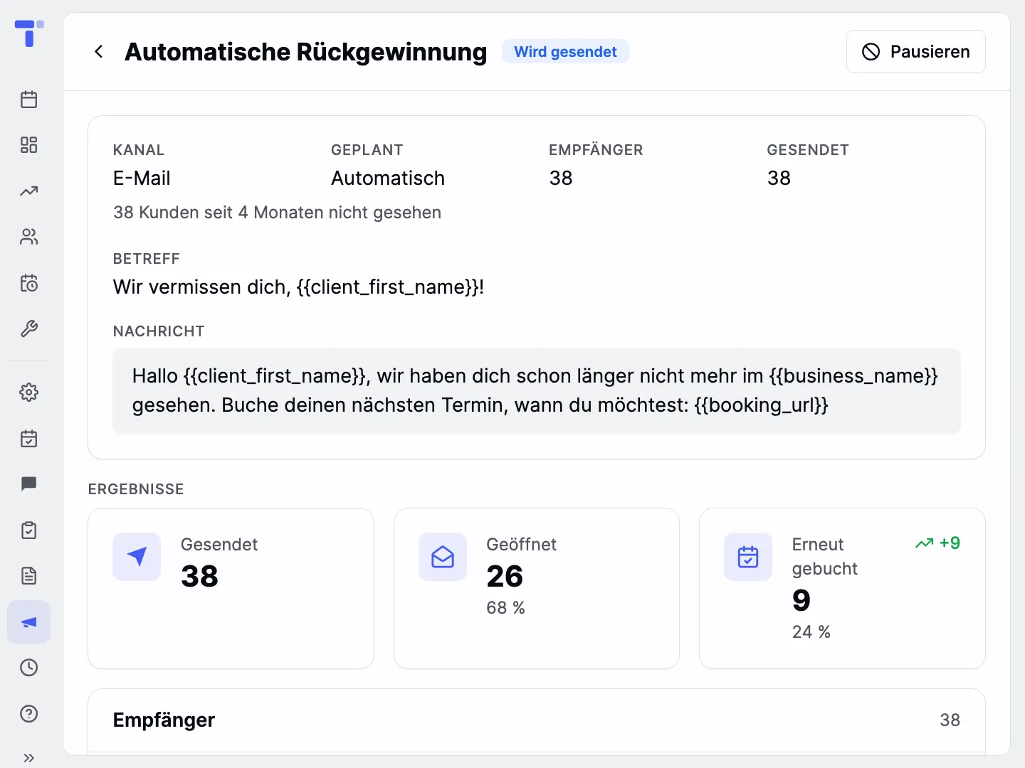 Hol zurück, wer lange nicht da war