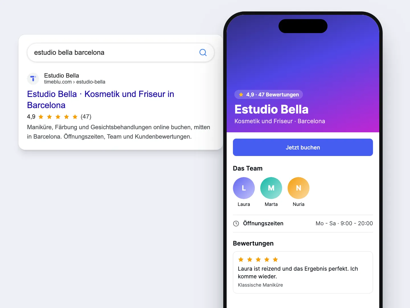Bei Google gefunden werden