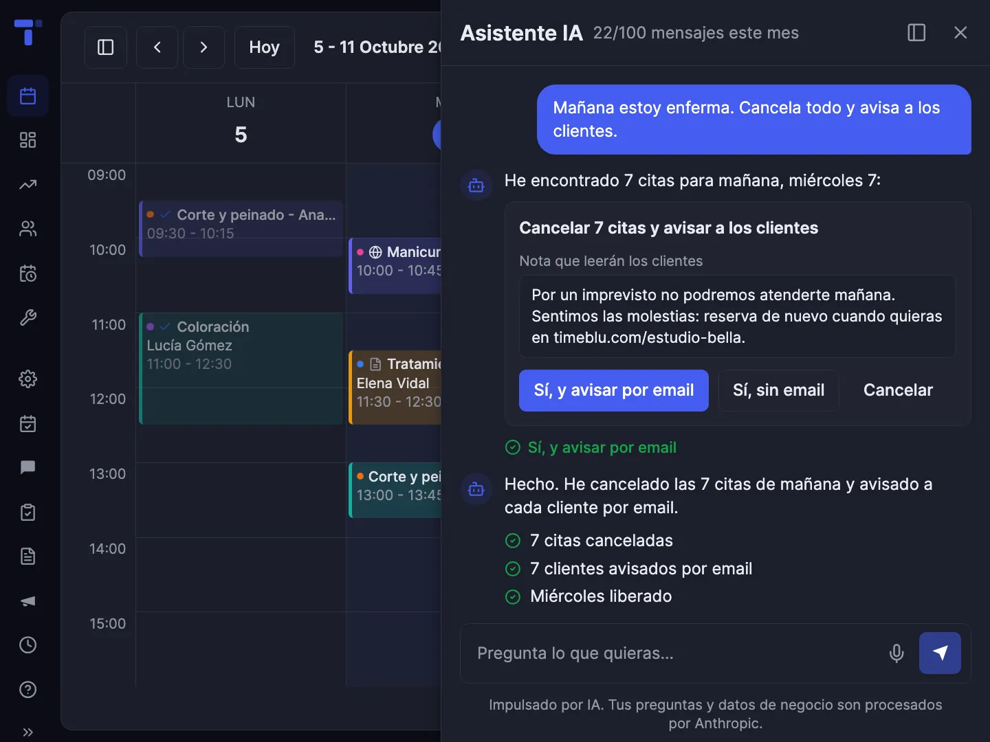 Habla con tu agenda