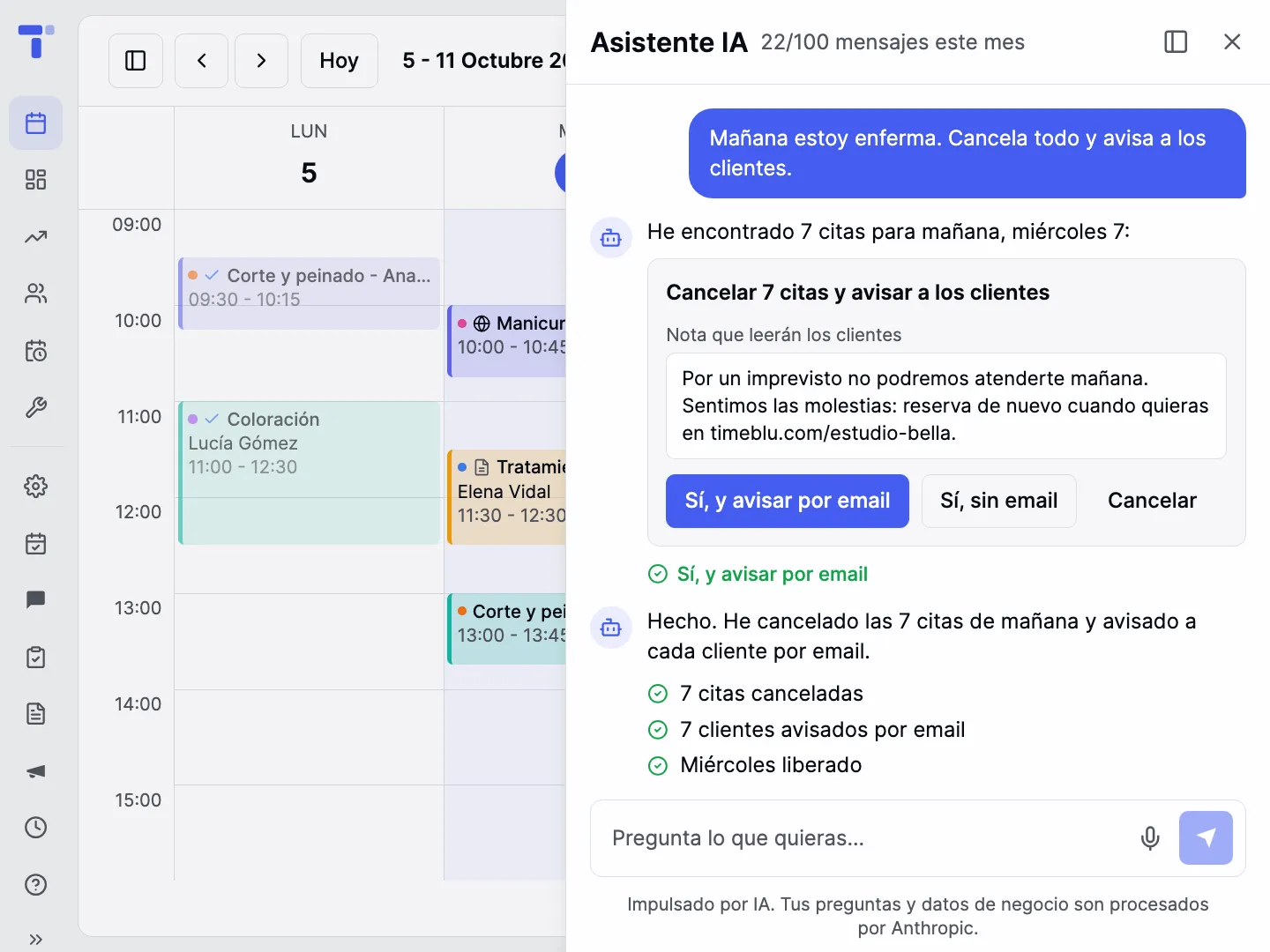 Habla con tu agenda
