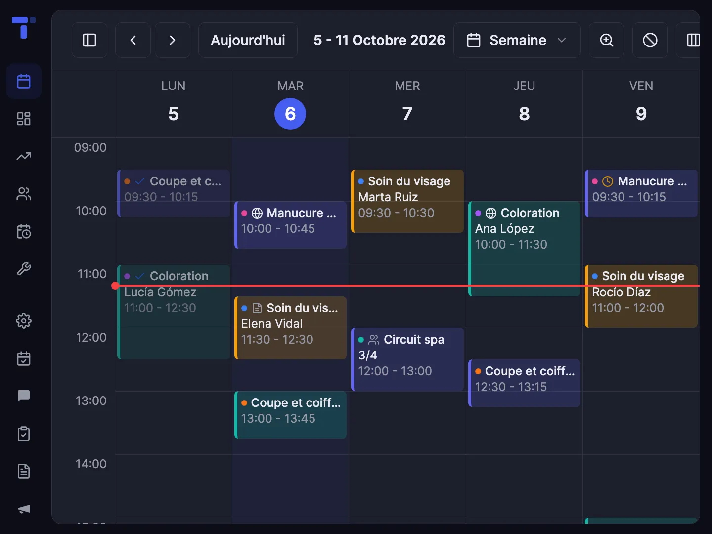 Un seul agenda pour toute l'activité