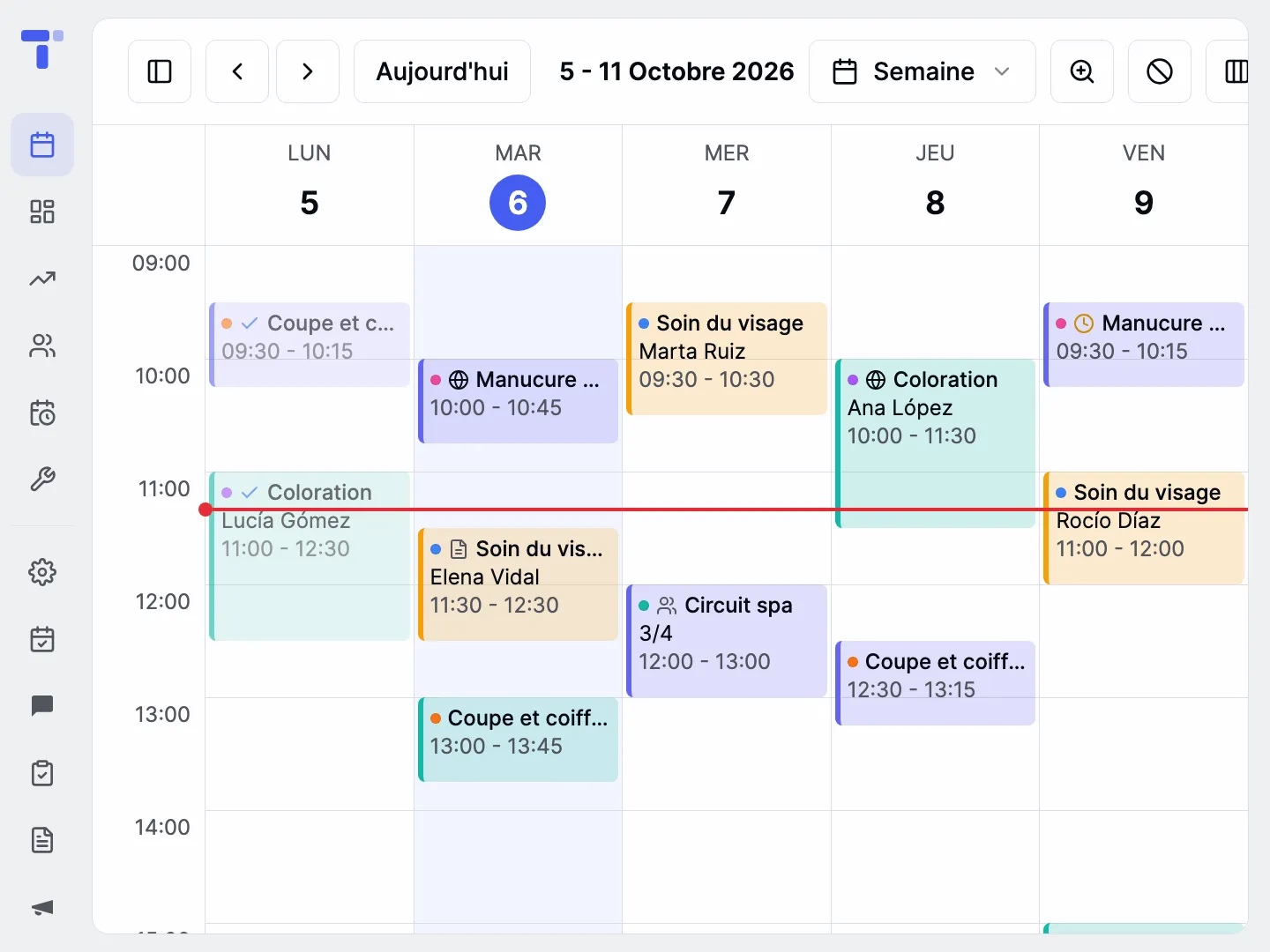 Un seul agenda pour toute l'activité