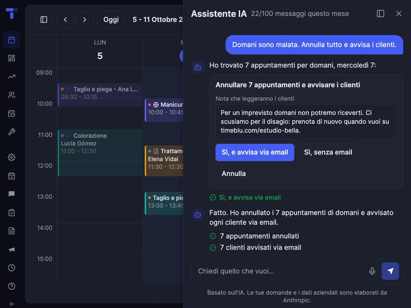Parla con la tua agenda